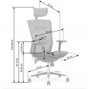 Кресло компьютерное HALMAR AMBASADOR черный/серый